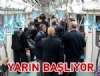 Marmaray'da cretli gei yarn balyor