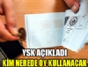 YSK semen bilgileri yaymland