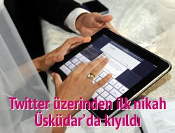 Twitter zerinden ilk nikah kyld