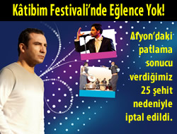 Festivaldeki elenceye ehit acs iptali!