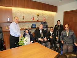 Ümraniye Belediyesi Engelliler Meclisinden Başkan Hasan Can'a Ziyaret