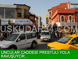 skdar Uncular Caddesi yenilenecek.