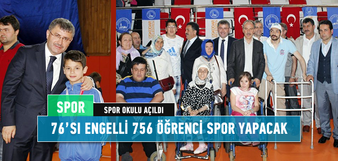 Engelliler Yaz Spor Okulu'na youn ilgi