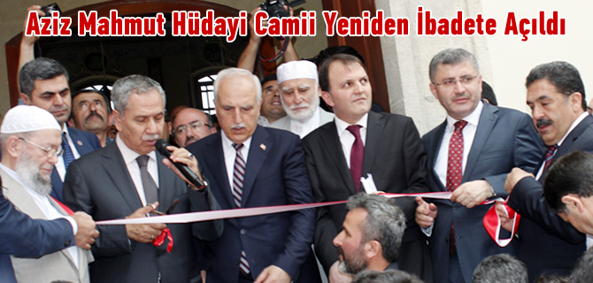 Aziz Mahmut Hdayi Camii yeniden ibadete ald