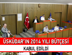 skdar'n 2014 Yl Btesi Kabul Edildi