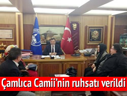 amlca Camii iin ruhsat verildi