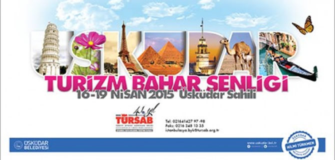 skdar Belediyesi'nden turizm ve bahar enlii