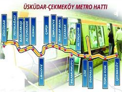 skdar-ekmeky metrosuna yabanc akn