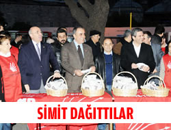 CHP skdar'da simit datt