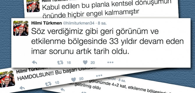 skdar'in mar mjdesini twitter'dan duyurdu