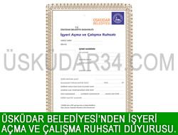 skdar Belediyesi'nden duyuru...