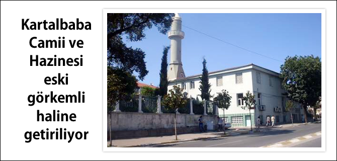 Üsküdar Kartalbaba Camii yeniden inşa ediliyor