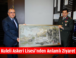 Kuleli Askeri Lisesi'nden anlaml ziyaret