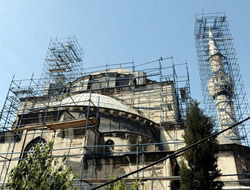 Mihrimah Sultan Camii restore ediliyor