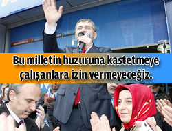 ''Huzura kastedenlere izin vermeyeceiz''