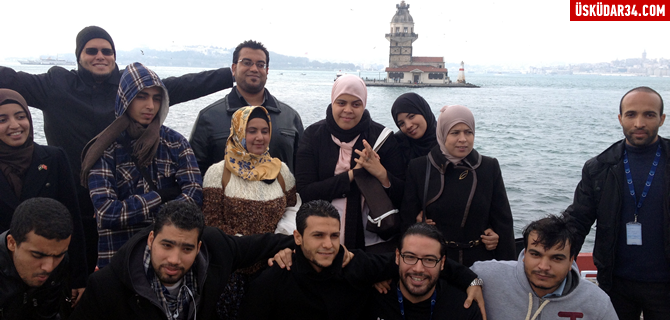 Tunuslu genç Gazeteciler Üsküdar'a hayran kaldı