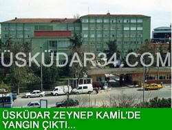 skdar Zeynep Kamil'de yangn!..