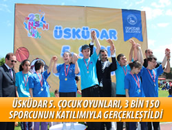 skdar'da 23 Nisan ocuk Olimpiyatlar'nn 5.'si dzenlendi