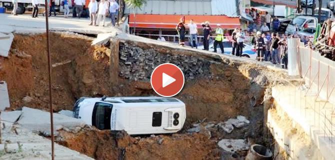 skdar Yavuztrk Mahallesi Bosna Bulvar zerinde yapm devam eden bir alveri merkezinin inaatnda gk meydana geldi. Gkte 1 kii hafif ekilde yaraland.