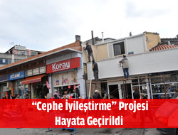 skdar'da ''Cephe yiletirme'' Projesi Balad.