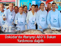 ABD Bakan Yardmcs skdar'da iftariye datt