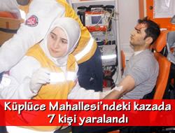 skdar'da kaza: 7 yaral