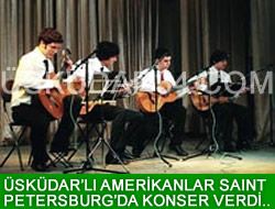 St. Petersburg'da konser verdiler.