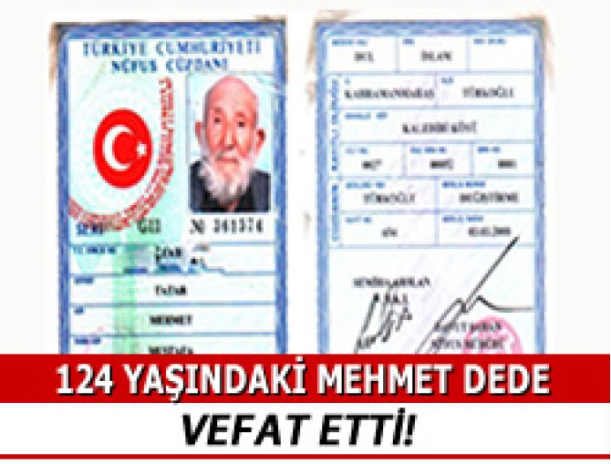 Mehmet Dede Vefat Etti