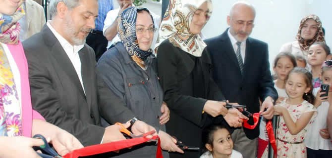 Asım Ülker Kız Kur'an Kursu yeni binası hizmete açıldı