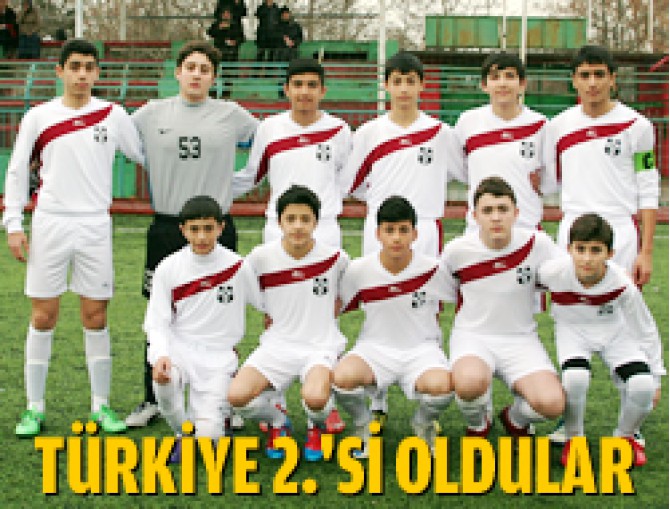 Bağlarbaşıspor U14 Takımı Türkiye 2.'si oldu