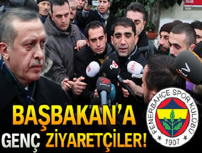 Genç Fenerbahçeliler Başbakan'ı ziyaret etti