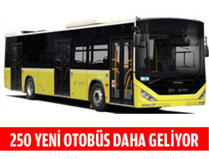 İstanbul'a 250 yeni otobüs daha geliyor