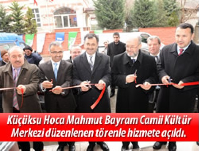 Küçüksu Camii ve Kültür Merkezi açıldı