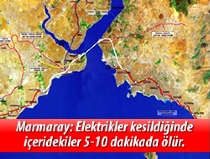 Marmaray'da havasızlıktan ölüm riski var