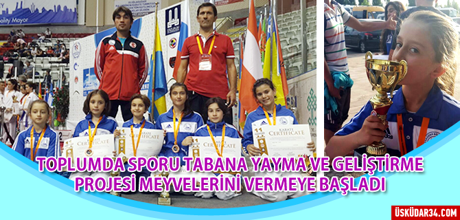 Üsküdar'ın gelecek vaad eden genç şampiyonları