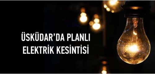Uskudar Da Kontrollu Elektrik Kesintisi