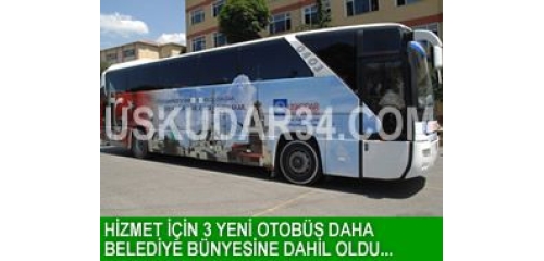 Hizmet Icin 3 Yeni Otobus Daha