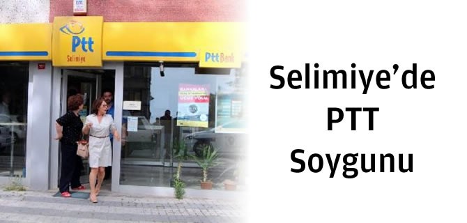 Üsküdar Selimiye'de PTT soygunu