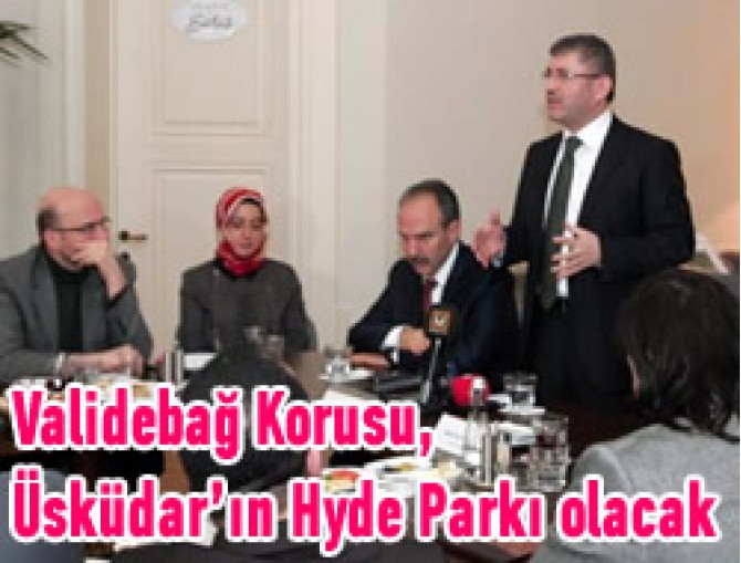 Hilmi Türkmen, ''Üsküdar'ın Hyde Parkı olacak''