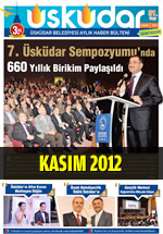 skdar Belediyesi Aylk Haber Blteni - Kasm 2012